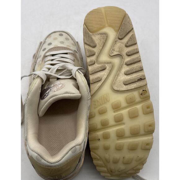 Nike Air Max 90 NRG Shimmer Polka Dot Mens Size 8.5 Preowned Sneakers CZ1929-200 main image 4